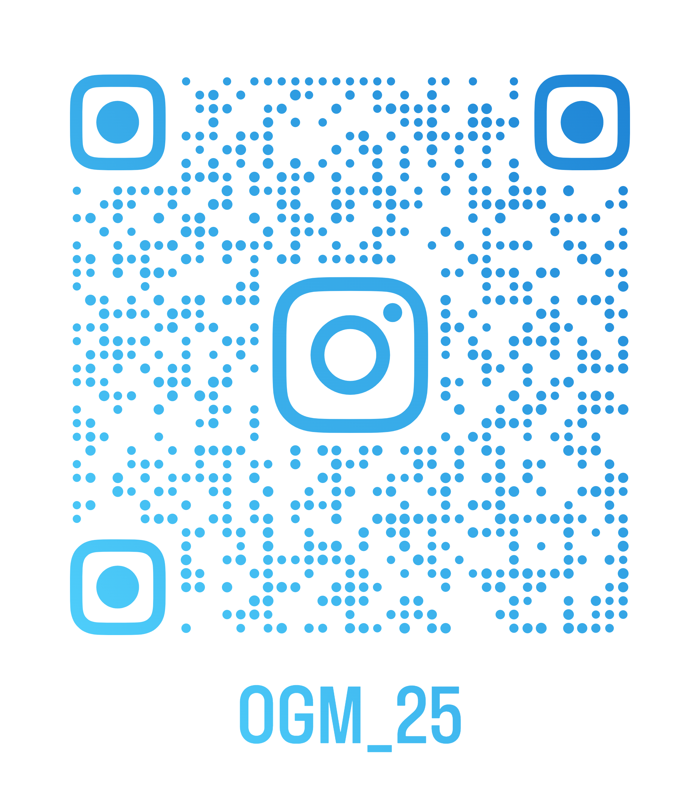 QR-Code Instagram OGM 25